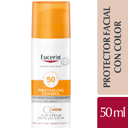 Eucerin Protector Solar Cc Cream Facial Tono Medio Fps Ml Con