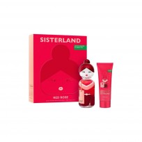 BENETTON SISTERLAND RED SET BODY LOTION + EDT X75ML 