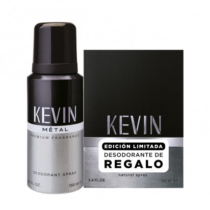 KEVIN METAL EDT X100 + DEO X150 . Tienda Online Anika Farmacia y Perfumería