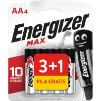 ENERGIZER PILA AA X3+1