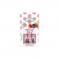 DOTS LIP BALSAM COMBO 3X2 FRUTOS ROJOS