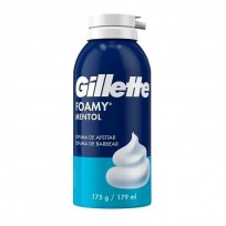 GILLETTE FOAMY MENTOL ESPUMA DE AFEITAR X 175GRS