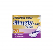 SIMPLY LADY PPROTECTORES DIARIOS X20 CLASICOS SIN PERFUME