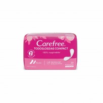 CAREFREE PROTECTORES COMPACT X20 SIN PERFUME